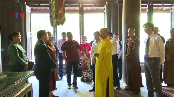 Một số hình ảnh Đại sứ quán nước Cộng hòa dân chủ nhân dân Lào thăm chùa Vĩnh Nghiêm