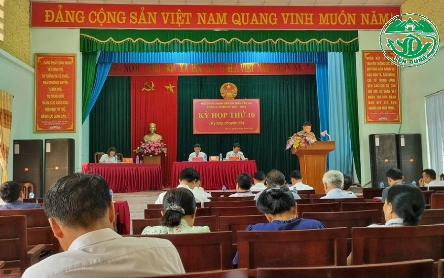 HĐND Thị trấn Tân An tổ chức kỳ họp thứ mười, khóa XXI kỳ họp chuyên đề.